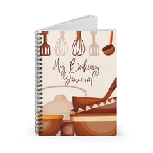 Load image into Gallery viewer, My Baking Journal Spiral Notebook
